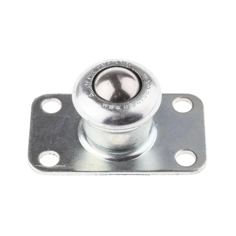 ALWAYSE Ball Transfer Unit with 19 mm Diameter Steel 4-Hole Flange Mount 65.1mm x 38mm 300513