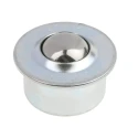 ALWAYSE Ball Transfer Unit Circular Flange Mount with 30 mm Ball Diameter Steel Case and Ball 530013