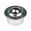 ALWAYSE Ball Transfer Unit with 15 mm Diameter Steel Circular Flange Mount 45kg Load Capacity 515013