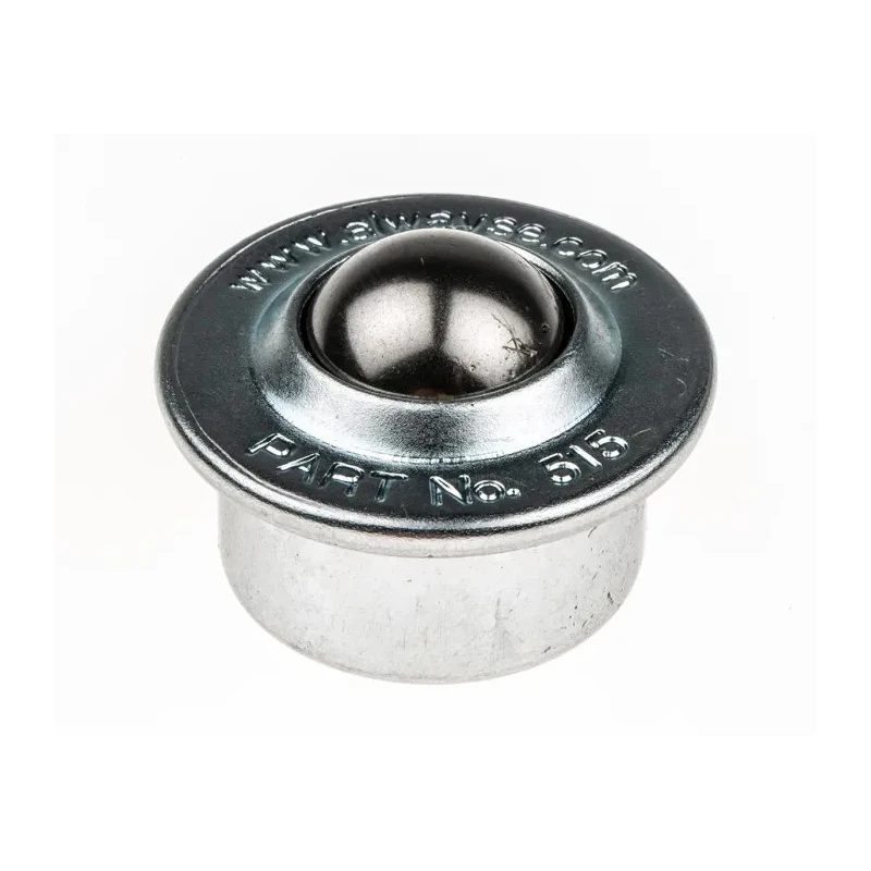 ALWAYSE Ball Transfer Unit with 15 mm Diameter Steel Circular Flange Mount 45kg Load Capacity 515013
