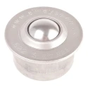 ALWAYSE Ball Transfer Unit with 22 mm Diameter Stainless Steel Circular Flange 45 mm Flange Diameter 522015