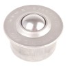ALWAYSE Ball Transfer Unit with 22 mm Diameter Stainless Steel Circular Flange 45 mm Flange Diameter 522015