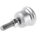 ALWAYSE Ball Transfer Unit with 19 mm Ball Diameter Stainless Steel Case and Ball Stud Mount M8 x 30mm 30021530