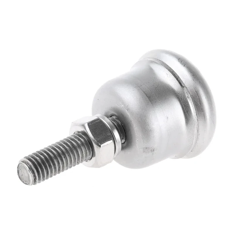 ALWAYSE Ball Transfer Unit with 19 mm Ball Diameter Stainless Steel Case and Ball Stud Mount M8 x 30mm 30021530