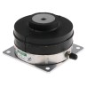 Fabreeka Pneumatic Anti-Vibration Mount with M12 Thread, 105 mm Diameter, 65 mm Height, Load 136kg, PLM3