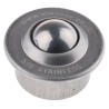 ALWAYSE Ball Transfer Unit Circular Flange Mount 15 mm Diameter Stainless Steel 35kg Load 515015