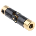 Huco Universal Joint Brass Plain Bored Hub 7.1mm Diameter 27.2mm Length 103.06.1616