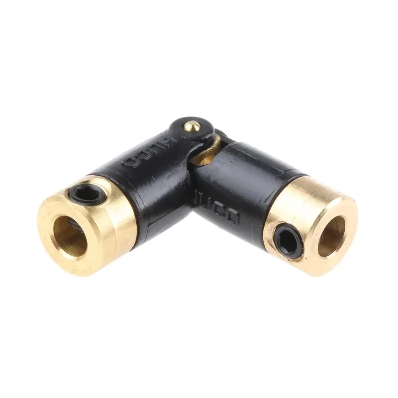 Huco Universal Joint Brass Plain Bored Hub 7.1mm Diameter 27.2mm Length 103.06.1616