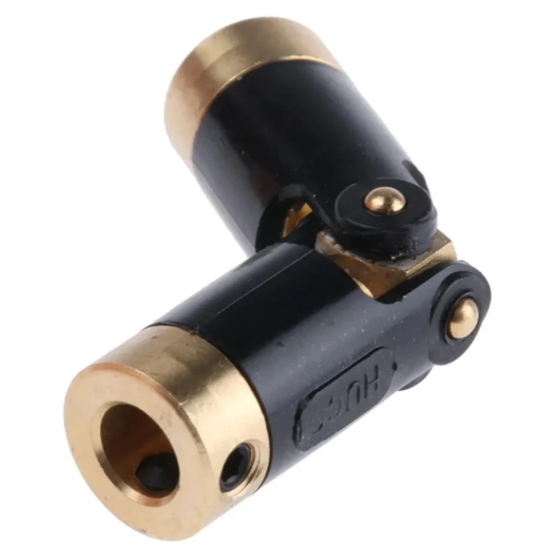 Huco Universal Joint 1 Plain Bored Hub 11.1mm Diameter, 37.6mm Length, Brass Material 103.09.2020