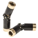 Huco Universal Joint Plain Bored Hub Brass 17.5mm Hub Diameter 67.6mm Length 1 Joint 103.16.3232