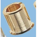 Huco Reducing Bush Brass, Bore Diameter 4 mm, Outside Diameter 6.35 mm, Length 6.6 mm 253.18