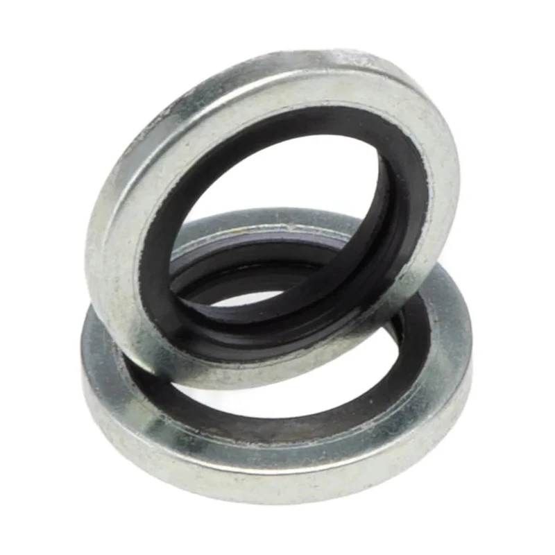 RS PRO Nitrile Rubber (NBR) Bonded Seal Washer, 10.37 mm ID, 15.88 mm OD, 2.03 mm Thickness 689-467
