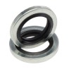 RS PRO Nitrile Rubber (NBR) Bonded Seal Washer, 10.37 mm ID, 15.88 mm OD, 2.03 mm Thickness 689-467