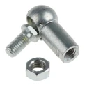 RS PRO Steel Ball & Socket Joint M8 Thread, 13mm Ball Diameter, 39.5mm Length, Zinc Plated Finish 689-417