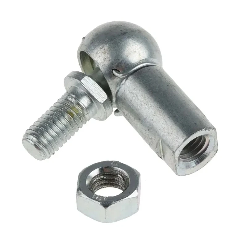 RS PRO Steel Ball & Socket Joint M8 Thread, 13mm Ball Diameter, 39.5mm Length, Zinc Plated Finish 689-417