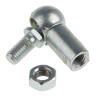 RS PRO Steel Ball & Socket Joint M8 Thread, 13mm Ball Diameter, 39.5mm Length, Zinc Plated Finish 689-417