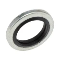 RS PRO Nitrile Rubber (NBR) Bonded Seal Washer, 10.37 mm ID, 15.88 mm OD, 2.03 mm Thickness 689-467