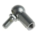RS PRO Steel Ball & Socket Joint M8 Thread, 13mm Ball Diameter, 39.5mm Length, Zinc Plated Finish 689-417