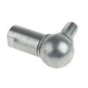 RS PRO Steel Ball & Socket Joint M8 Thread, 13mm Ball Diameter, 39.5mm Length, Zinc Plated Finish 689-417