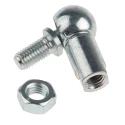 RS PRO Steel M10 Ball & Socket Joint, Zinc Plated Steel, 16mm Ball Diameter, 47mm x 47.5mm 689-423