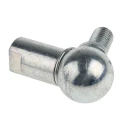 RS PRO Steel M10 Ball & Socket Joint, Zinc Plated Steel, 16mm Ball Diameter, 47mm x 47.5mm 689-423