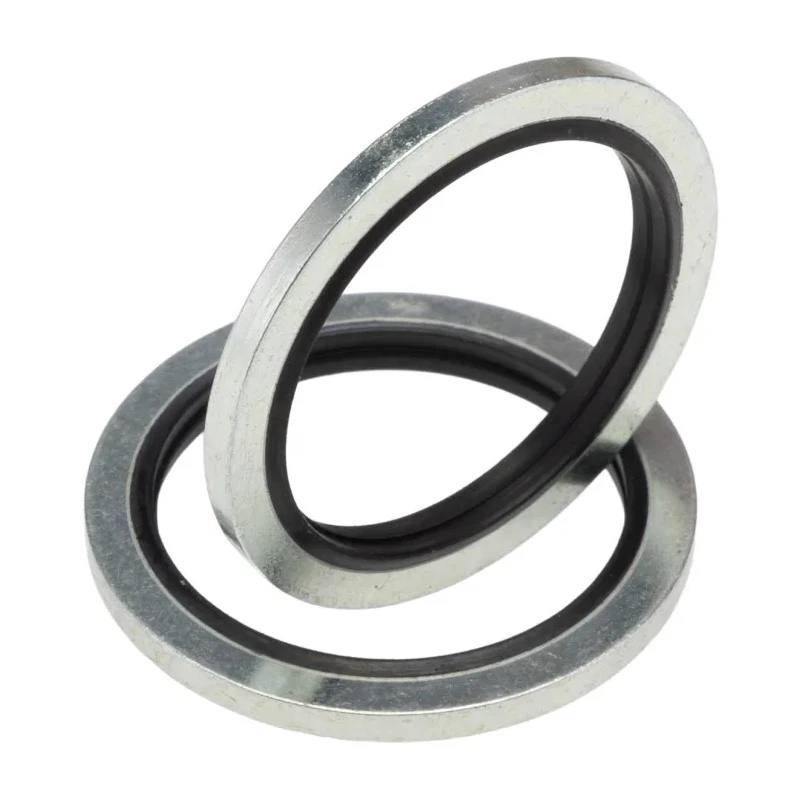 RS Pro Nitrile Rubber (NBR) Bonded Seal Washers 27.05 mm ID, 34.93 mm OD, 2.5 mm Thickness 689-502