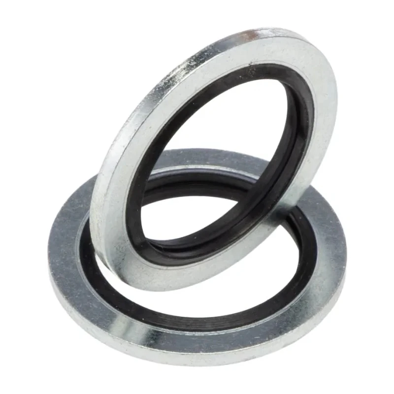 RS Pro Nitrile Rubber Bonded Seal Washer 16.7 mm ID 24 mm OD Shore 70 Hardness 689-546