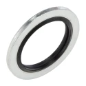 RS Pro Nitrile Rubber Bonded Seal Washer 16.7 mm ID 24 mm OD Shore 70 Hardness 689-546