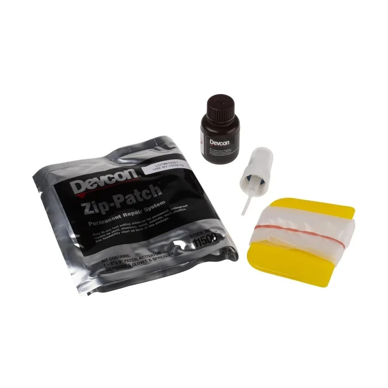 ITW Devcon DEVCON Zip Patch Adhesive Pipe Sealant Kit for Polyvinyl Chloride, Tank, Steel Pipe, ABS Pipe 11500