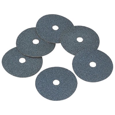 Norton Zirconium Abrasive Disc, 115 mm Diameter, P120 Grit, Cotton Backing, Blue Colour 63642533055