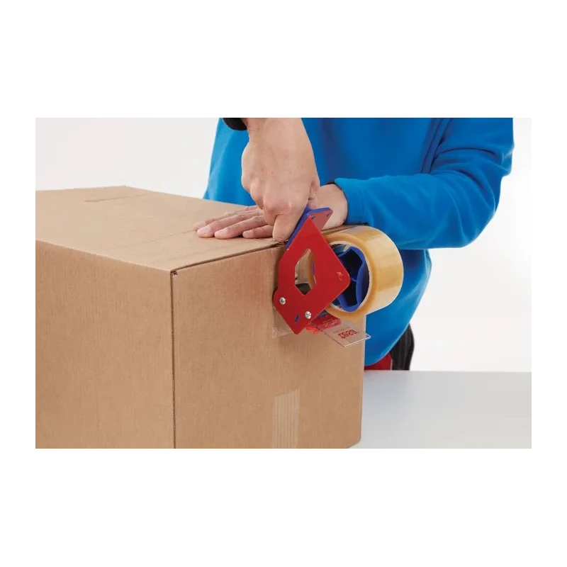 Tesa Transparent 4089 Packing Tape 66 m x 50 mm Natural Rubber Adhesive 30°C to 100°C 04089-00252-06
