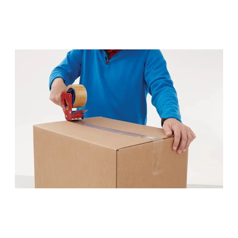 Tesa Transparent 4089 Packing Tape 66 m x 50 mm Natural Rubber Adhesive 30°C to 100°C 04089-00252-06