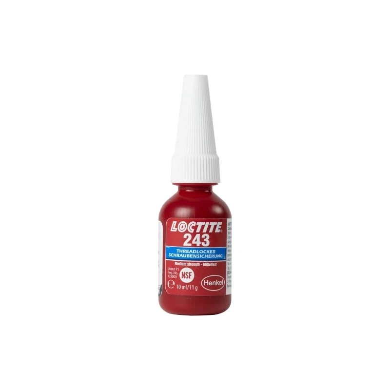 Loctite Blue Threadlocking Adhesive 10 ml Bottle 2 h Cure Time LOCTITE® 243