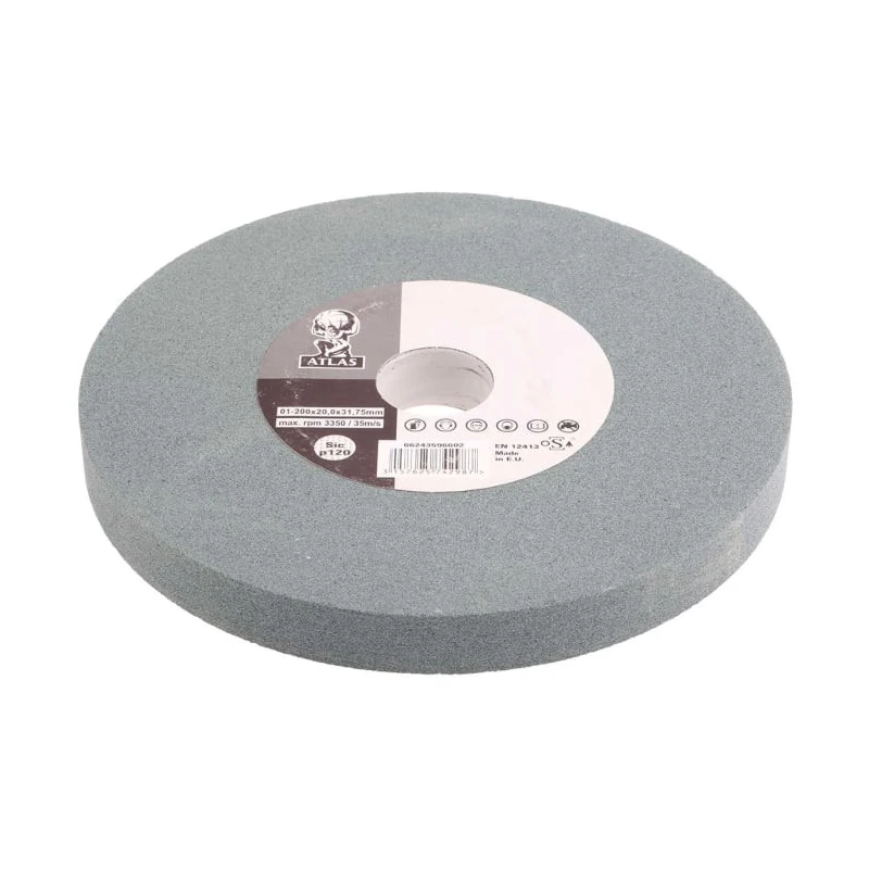 Norton Silicon Carbide Abrasive Wheel, 200 mm Diameter, P120 Grit, Fine 69936623796