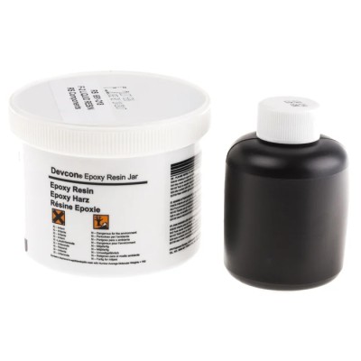 ITW Devcon DEVCON'LIQUID HARDENER Epoxy Putty Liquid Aluminium Base Chemical 500 g 121°C Maximum Operating Temperature 10711