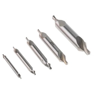 Dormer 5-Piece High Speed Steel Twist Drill Bit Set for Multi-Material, 38.1 mm Min to 63.5 mm Max A296225