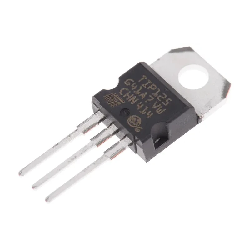 STMicroelectronics Darlington Transistor PNP 5 A 60 V 1000 hFE 3-Pin TO-220 TIP125