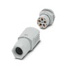 Phoenix Contact IPD Series Power Connector, 5-Contact, 20A Current, Light Grey 1047344