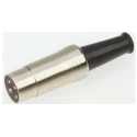 RS PRO 5 Pole Straight Standard DIN Plug, 50V, Screw Termination, Male Cable Connector 251-4185