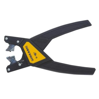 Jokari Wire Stripper, 6 to 16 mm² Stripping Range, Titanium Nitride Coated, Ergonomic Soft Grip 16mm Overall Length 20090