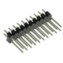 RS PRO Straight Through Hole Pin Header, 20 Contact, 2.54 mm Pitch, 2 Row, Unshrouded 251-8294