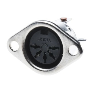 RS PRO 5 Pole Straight Standard DIN Socket, 2A Current, 50V Voltage, Screw Termination, Through Hole Mount Female 251-4242