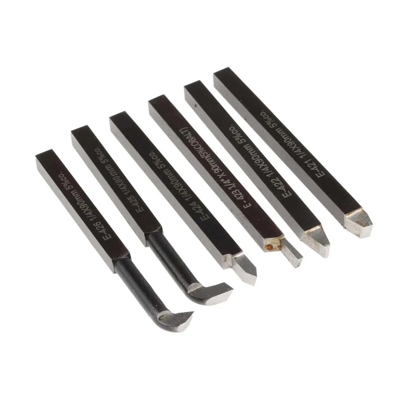 RS PRO Lathe Shaping Kit Cobalt High Speed Steel 90mm 6 Pieces 696-077