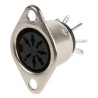 RS PRO 7 Pole Straight Standard DIN Socket, Female Connector, Panel Mount, Screw Termination, 2A, 50V 251-4258