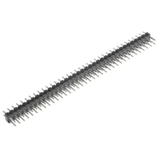 RS PRO Straight Through Hole Pin Header, 72 Contacts, 2.54 mm Pitch, 2 Row, Unshrouded 251-8373