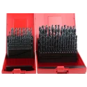 Dormer 91-Piece Twist Drill Bit Set for Multi-Material, Maximum Size 10 mm, Minimum Size 1 mm, High Speed Steel A190209