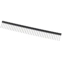 RS PRO Right Angle Through Hole Pin Header, 36 Contacts, 2.54 mm Pitch, 1 Row, Unshrouded 251-8446