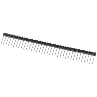 RS PRO Right Angle Through Hole Pin Header, 36 Contacts, 2.54 mm Pitch, 1 Row, Unshrouded 251-8446