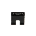 RS PRO Shorting Link Straight Female Black Open Top 2 Way 1 Row 2.54 mm Pitch 251-8569