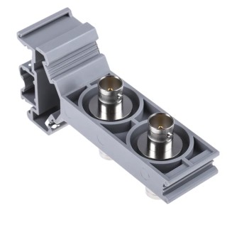 Phoenix Contact BNC Series Coaxial Connector 75Ω, Straight Body, Gold Plated, Cable Mount 2805083